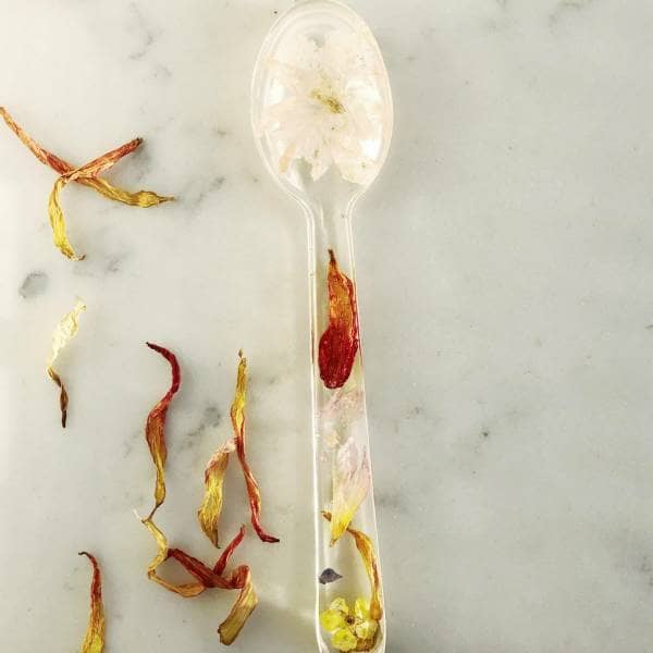 floral spoon