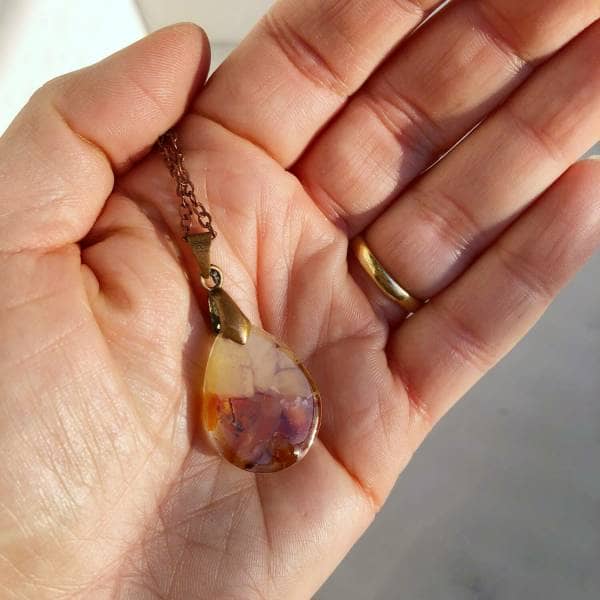 Carnelian and Citrine Necklace