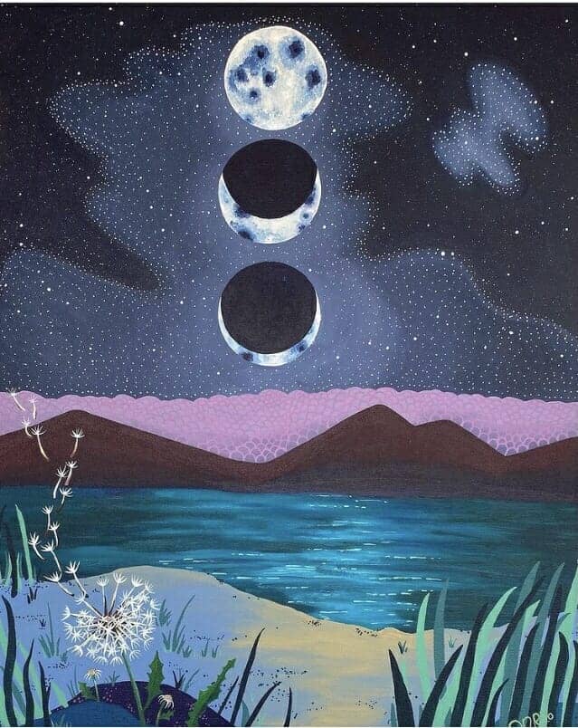Moon Rise Art